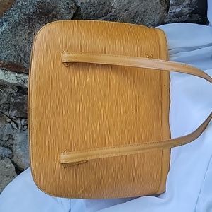 Louis Vuitton Epi Lussac Yellow Tote